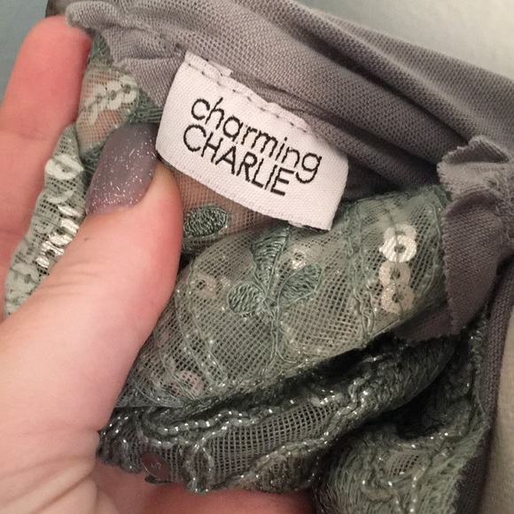 Charming Charlie Sequin Top - Picture 6 of 7